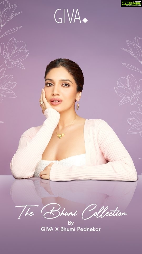 Bhumi Pednekar Instagram - Inspired by flowers, Created with love... Presenting to you - The Bhumi Collection : My first-ever jewellery collection in collaboration with @giva.co ♥️ Created as an ode to the memory of flowers that I was surrounded by while growing up, this collection is deeply personal to me. Designed as multi-functional pieces, you can never fall short of ways to wear them. I hope you have fun wearing these as much as we had in making them. Lots of love & magic! - Bhumi