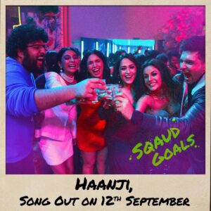 Bhumi Pednekar Instagram - Are. You. Ready. To. RAGE ?  Haanji✨
#Haanji Song drops On 12th September 2023!
.
.
.
#ThankYouForComing #ComebackOfTheChickFlick #DontForgetToCome

@bhumipednekar @shehnaazgill @dollysingh @kushakapila @shibani_bedi #PradhumanSinghMall @natasharastogi @Gautmik @sushantdivgikr @salonidaini_ @dollyahluwalia @kkundrra @tejaswidevchaudhary @anilskapoor @shobha9168 @ektarkapoor @rheakapoor @karanboolani @radsanand @prashastisingh @qaranx 
@the.rish @rajitdev @sidkaushal22 @udayanbhat @gaurisathe @jpaarth @balajimotionpictures @akfcnetwork @saregama_official