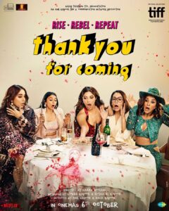 Bhumi Pednekar Instagram - Kaccha pyaar, Kaminapan aur Kalesh in the biggest chick flick of the year!!!! See you in theatres on the 6th of October ❤️ #ThankYouForComingAtTIFF #ThankYouForComing @shehnaazgill @dollysingh @kushakapila @shibani_bedi #PradhumanSinghMall @natasharastogi @Gautmik @sushantdivgikr @salonidaini_ @dollyahluwalia @kkundrra @tejaswidevchaudhary @anilskapoor @shobha9168 @ektarkapoor @rheakapoor @karanboolani @radsanand @prashastisingh @gaurisathe @balajimotionpictures @akfcnetwork @saregama_official
