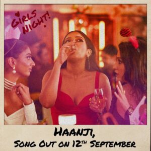 Bhumi Pednekar Instagram - Are. You. Ready. To. RAGE ?  Haanji✨
#Haanji Song drops On 12th September 2023!
.
.
.
#ThankYouForComing #ComebackOfTheChickFlick #DontForgetToCome

@bhumipednekar @shehnaazgill @dollysingh @kushakapila @shibani_bedi #PradhumanSinghMall @natasharastogi @Gautmik @sushantdivgikr @salonidaini_ @dollyahluwalia @kkundrra @tejaswidevchaudhary @anilskapoor @shobha9168 @ektarkapoor @rheakapoor @karanboolani @radsanand @prashastisingh @qaranx 
@the.rish @rajitdev @sidkaushal22 @udayanbhat @gaurisathe @jpaarth @balajimotionpictures @akfcnetwork @saregama_official