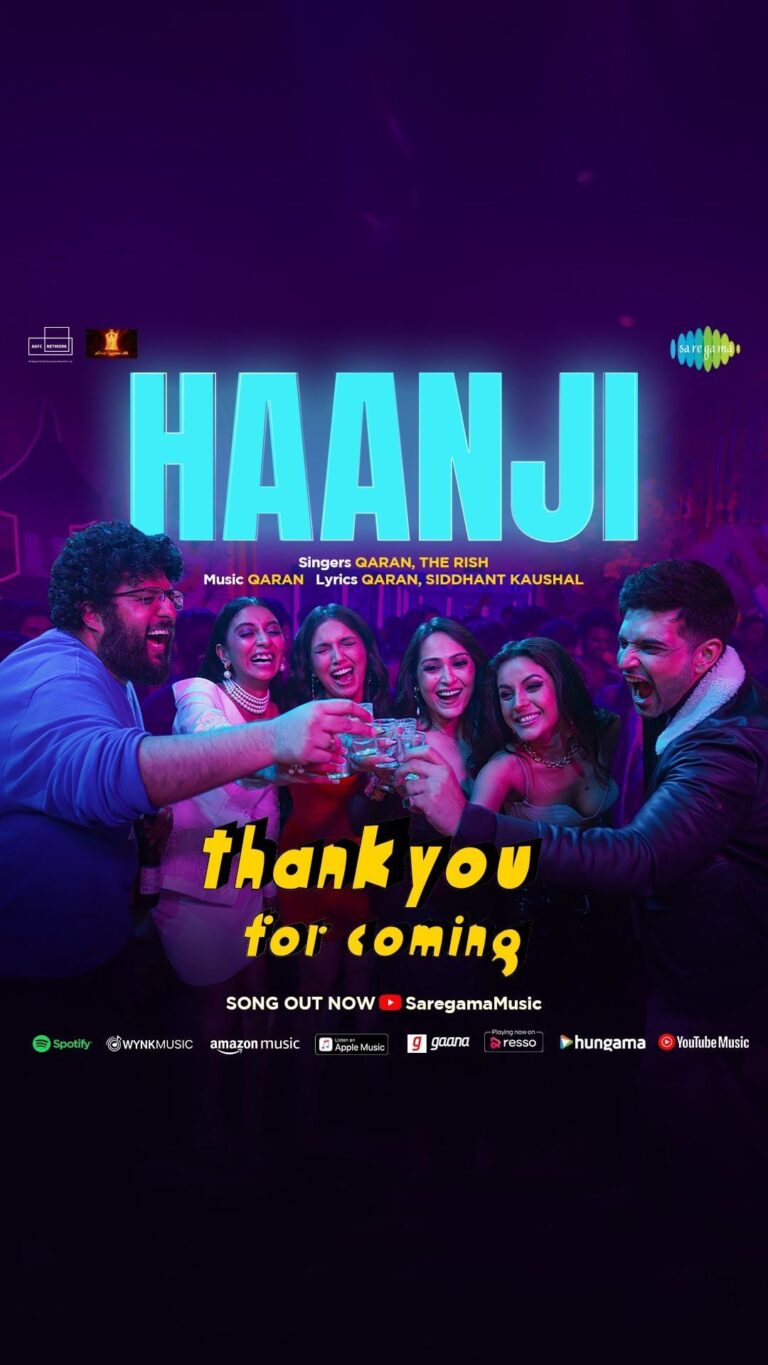 Bhumi Pednekar Instagram - Listening to this party anthem on loop? Haanji!💃🏻 Listen to #Haanji by @qaranx featuring @the.rish on Saregama Music YouTube Channel & all other major OTT streaming platforms! #ThankYouForComing #ComebackOfTheChickFlick #DontForgetToCome #HaanjiSong . . . @bhumipednekar @shehnaazgill @dollysingh @kushakapila @shibani_bedi #PradhumanSinghMall @natasharastogi @Gautmik @sushantdivgikr @salonidaini_ @dollyahluwalia @kkundrra @tejaswidevchaudhary @anilskapoor @shobha9168 @ektarkapoor @rheakapoor @karanboolani @radsanand @prashastisingh @rajitdev @sidkaushal22 @udayanbhat @gaurisathe @jpaarth @balajimotionpictures @akfcnetwork @saregama_official