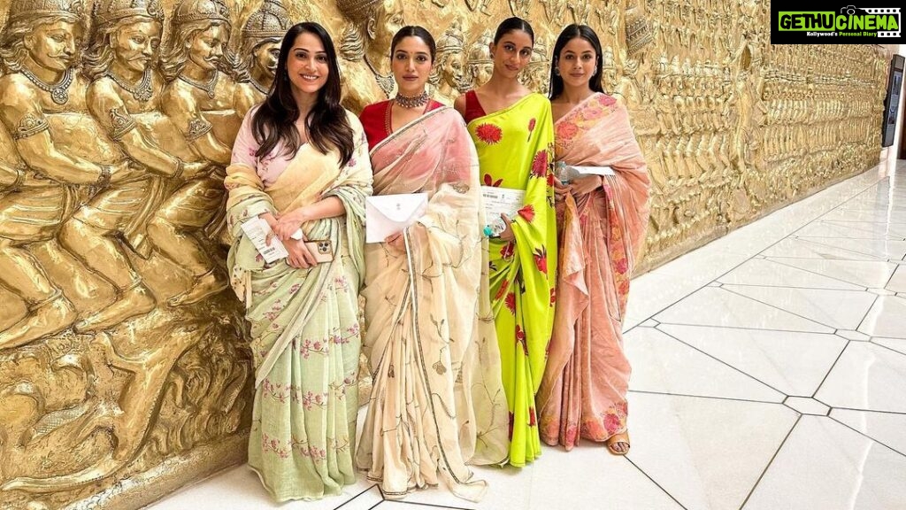 Bhumi Pednekar Instagram - We are deeply honored to be invited to visit the New Parliament. As a team of women, we are proud to see our country making progressive changes towards the betterment of the nation. The Women Reservation Bill: Nari Shakti Vandan Adhiniyam is a momentous step towards empowerment and upliftment. It paves a great path for Indian women of all backgrounds to take charge and lead us into a brighter future. #NaariShakti #NewParliamentBuilding #WomenReservation #WomenReservationBill @bhumipednekar @shehnaazgill @dollysingh @kushakapila @shibani_bedi @anilskapoor @shobha9168 @ektarkapoor @rheakapoor @karanboolani @ranirampal4 @mcmary.kom @deepa_paralympian @mithaliraj @anjubgeorge @official.anuragthakur