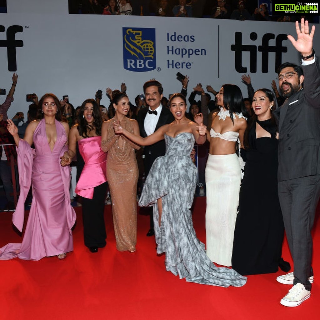 Bhumi Pednekar Instagram - You made me cry 🥹❤️ Thank you Toronto for the love. You’ve given me memories for a lifetime. What happened at the red carpet and screening is something I’ll never forget ❤️ Thank you @tiff_net @cameronpbailey and the jury for selecting our film. This has been such a wonderful experience. We have begun with a bang. Can’t wait to experience this back home ❤️ Outfit - @toni_maticevski Jewellery - @amrapalijewels Shoes - @renecaovilla Makeup - @maccosmeticscanada, @maccosmeticsindia Hair - @connorlangehair @balajimotionpictures @akfcnetwork #ThankYouForComingAtTIFF #TYFCAtTIFF TIFF Production: @Mediaworkss TIFF BTS: Photography & Video: @amritaroraphotography Styled by - @manishamelwani @devanshi.15 @abhilashatd Styling Team - @sim.ran_awayy @junni.khyriem @iambidipto_ @gypsy.girl.world @kasliwalriddhi @bhavnaaaaa.r @swityshinde @juhi.melwani @shubhangi.upadhyay2