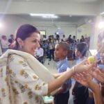 Bhumika Chawla Instagram – Birthday celebration — truly special with the children of Ashray Akruti – school for the heraing Impaired . 
With Gods grace  gave  a few hearing  aids and cut the cake there — it made my day special . I usually refrain from sharing all this but if those of you who follow me would also like to join in making a difference then pls do so . Every little thing we do makes us more happy and brings happiness in their lives :) 

When god blesses us and helps us bring a smile on someone’s face – it makes us truly happy 🙏 

The real birthday celebration that made me truly happy