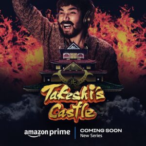 Bhuvan Bam Instagram - Aye beta Moshi Moshi! 
Aa raha hai Titu Mama, phaad ke pajama! 👨🏻 
Takeshi’s Castle ft. #BhuvanOnPrime coming soon only on @primevideoin 🤩🏰