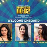 Brigida Instagram - @deepabalu__official @brigida_saga @tejavenkateshoffl for #BRTalkies Next #ProductionNo2 🌳 Starring @sureshravi08 #Yogibabu Directed by #KBalaiya #BRTalkiesProductionNo2 #WMTalkies @jeeva.jeeva.374 @bhaskaranboffl @teamaimpro @ctcmediaboy