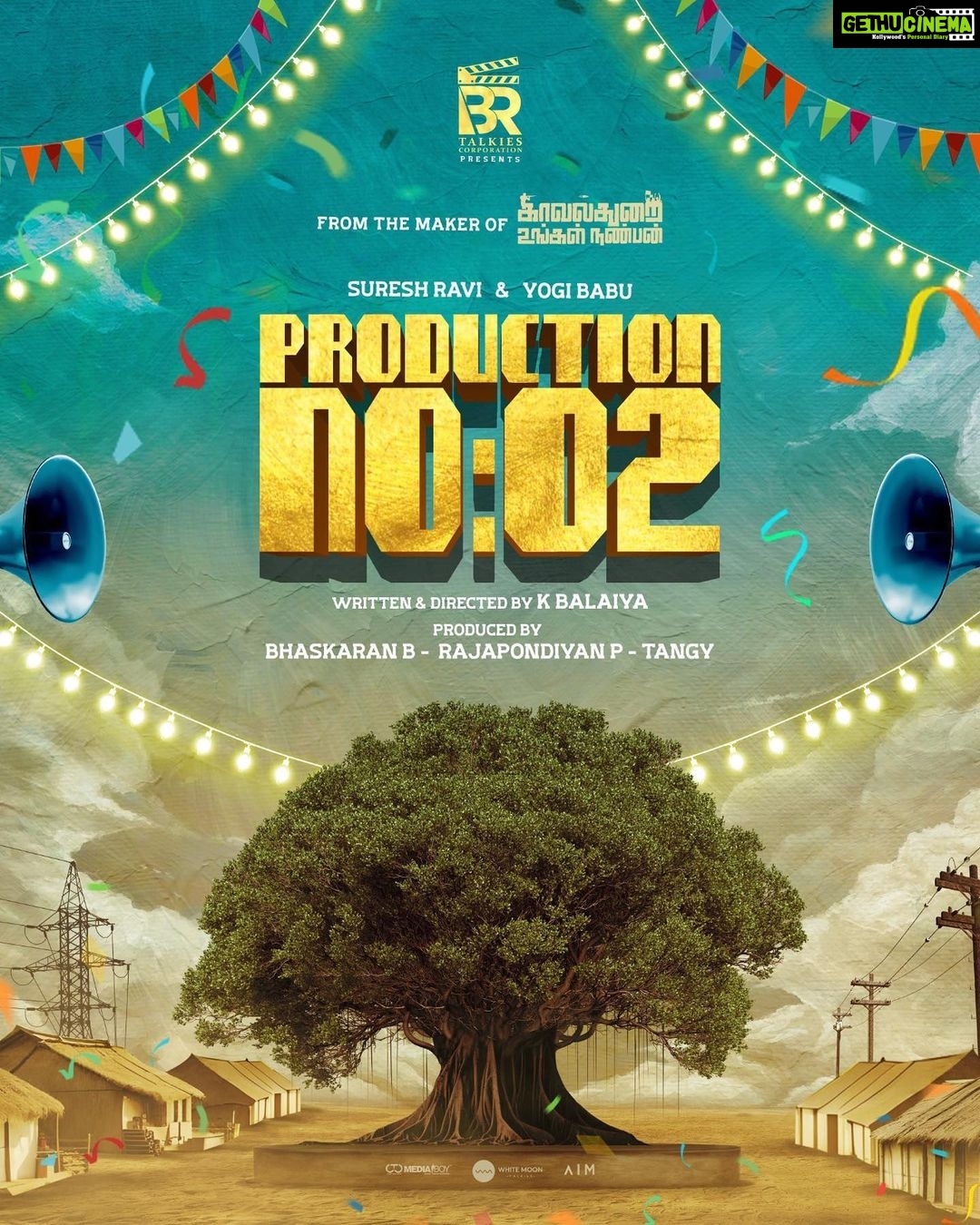 Brigida Instagram - My Next!🍃 Happy to Announce… #BRTalkies Next #ProductionNo2 🌳 ⭐️ing @SureshRavi08 & @yogibabu.official_ Directed by #KBalaiya #BRTalkiesProductionNo2 #WMTalkies @jeeva.jeeva.374 @bhaskaranboffl @dineshashok_13 @teamaimpro @ctcmediaboy