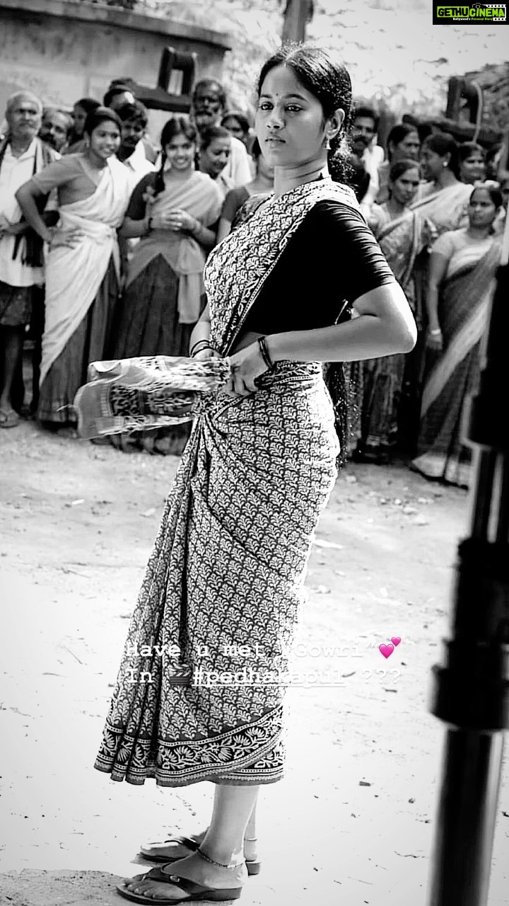 Brigida Instagram - Have you met βGowriβπ€ in π¬#pedhakapu1 ??? π¬ @srikanthaddalaoffl π₯ @chotaknaidu Producer : @miryalaravinderreddyoffl Banner : @dwarakacreation Pedhakapu :@viratkarrna Leela :@vikastarrrr Akkamma : @itsme_anasuya Tayi : @awwwrat