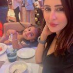 Chahatt Khanna Instagram - Some you & Me time 🩵🦋 @amairakhanna15 #babydoll #princess London, UK