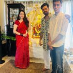 Chahatt Khanna Instagram - Ganu Bhaiya’s 2nd year with us ♥️ @rohan_gandotra @amairakhanna15 #festive #ck #Ganpati #chahattkhanna #2023