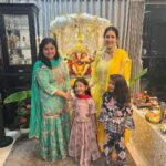 Chahatt Khanna Instagram - Ganu Bhaiya’s 2nd year with us ♥️ @rohan_gandotra @amairakhanna15 #festive #ck #Ganpati #chahattkhanna #2023
