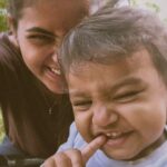 Chaitra Reddy Instagram - Meeting my fire cracker makes me forget all the stress and home sickness that I feel when I’m away from home ❤️ the way she welcomes me will be so melting 😍❤️ #raaga #chaitu