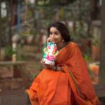 Chaitra Reddy Instagram - Ganesh Habbada Shubhashayagalu ✨ VC : @reflectionofmymemories ❤️ Saree : @kaarigai.sarees ❤️