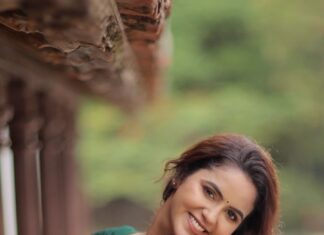 Chaitra Reddy Instagram - One of my fav track 😍❤️ Traditional attire always brings a magical look❤️ Make up : @kalaiartistry 😊 Costume : @fab_adila 🌸 thank you for this beautiful costume made outfit ..! 😍 #fanmade #outfit