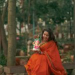 Chaitra Reddy Instagram - Happy Gowri Ganesha festival ✨ Photography: @reflectionofmymemories ❤️ Saree : @kaarigai.sarees ❤️