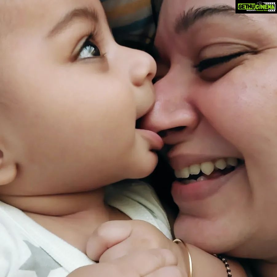 Chandra Lakshman Instagram - It's a year since this little miracle came into our lives..Raja Kutty, Happy happy birthday kanna😘😘 A year of holding him in my arms,watching him grow everyday as he achieves milestones and being his Mamma has been an absolute honour and blessing..We couldn't have asked for more..Just a lot of gratitude for being blessed with a wonderful son❤️🙏🙏 Please include him in your prayers and bless him abundantly on his 1st birthday..Thanks so much💗💗 #ayaan #blessed #birthday #1stbirthday Kochi, India