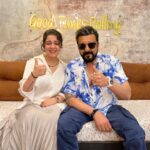 Charmy Kaur Instagram – Good times rolling with Baba on the sets of DOUBLE ISMART..

#DoubleIsmart @duttsanjay