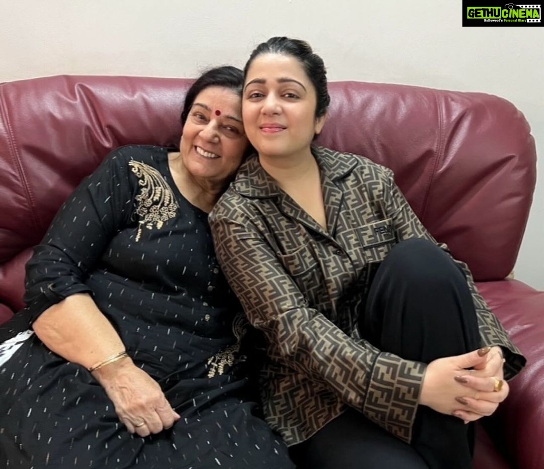 Charmy Kaur Instagram - Mammaaa , my whole life revolves around u n for u .. my only prayer everyday is that u n dad stay strong n healthy forever 😘 Happyyyy birthday my shakira 😁 #HBDmom ❤️