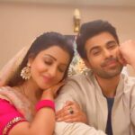 Chhavi Pandey Instagram - 😭😭😭 #couple #couplegoals #shooting #onset #réel #reelitfeelit #reeloftheday #reelkarofeelkaro #purnima @dangal_tv_channel
