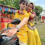 Chhavi Pandey Instagram - #sidnima 🌹🧿 @dangal_tv_channel @shantibhushan2 @siddharthshivpuri_official