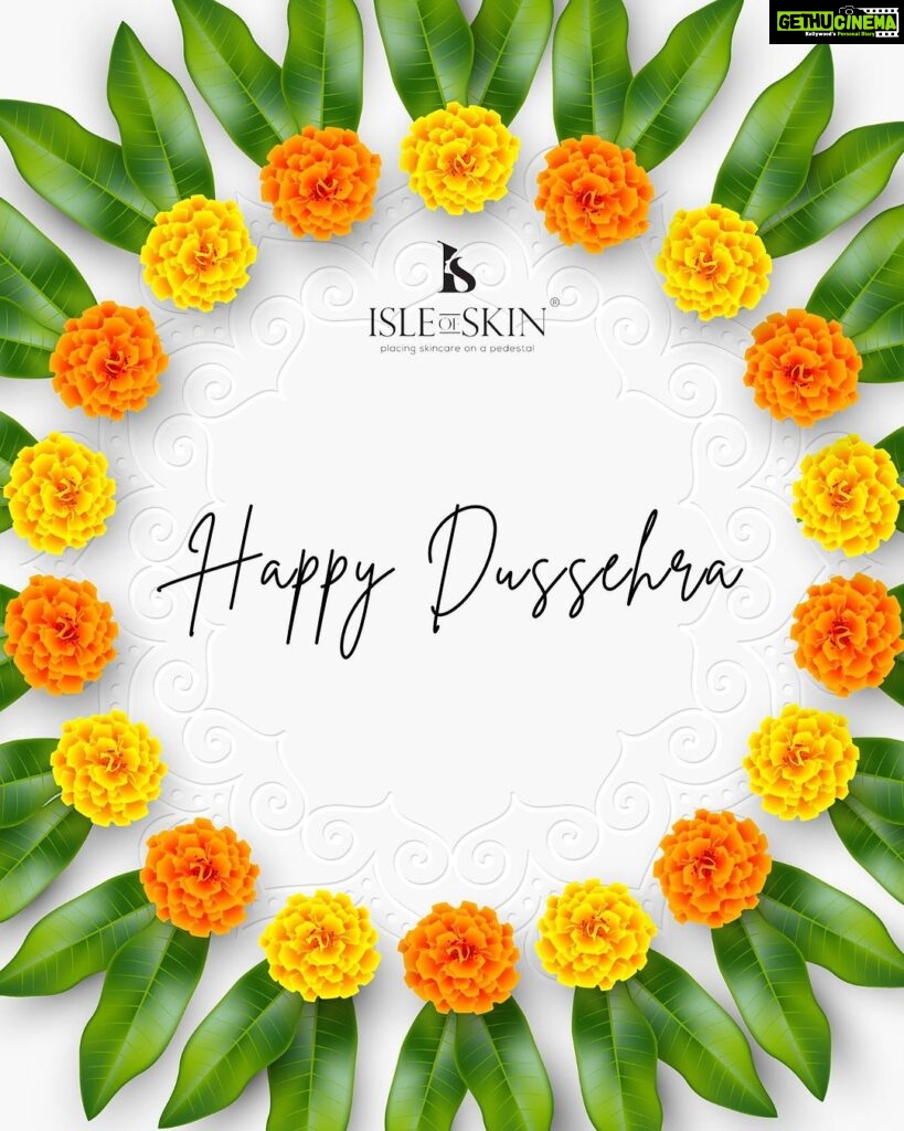 Chinmayi Instagram - Team Isle of Skin wishes you all a very joyous and prosperous Dussehra!! ❤️