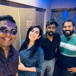 D. Imman Instagram - Recorded a foot tapping romantic number in Jonita Gandhi’s voice! For Project “Eleven” Directed by Lokesh Ajls. DOP-Karthik Ashokan! Produced by Ajmal Khan and Reyaa Hari of AR Entertainment! Lyric by Vishnu Edavan! A #DImmanMusical Praise God! @jonitamusic @arentertainoffl @lokesh_ajls @naveenchandra212 @reyaahari