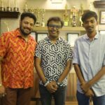 D. Imman Instagram - Glad to record Singers Madhubalakrishnan and Haricharan for a racy divine number! Lyric by Rakendu Mouli! Produced by Gembio Pictures! Directed by Vishal Venkat! Starring Arjun Das,Kaali Venkat and Shivathmika Rajashekar in the lead! A #DImmanMusical Praise God!