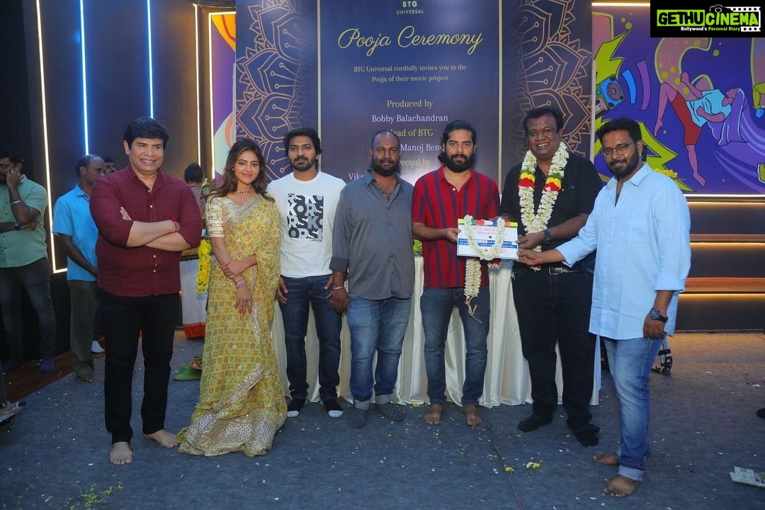 D. Imman Instagram - Glad to be musically associated with BTG Universal’s Maiden Production! Starring Vaibhav,Ananthraj,Redin Kingsley,Athulya Ravi and many others! Directed by Vikram Rajeshwar and Arun Keshav! Produced by Bobby Balachandran.Head of BTG-Dr.M.Manoj Beno! A #DImmanMusical Praise God!