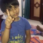 Dalljiet Kaur Instagram - Mama told me to say “hi everyone, my name is Jaydon” and this happened instead ! 😄😄🎥 it was a good try don’t you think? The last one is my fav 😃 Mumbai - मुंबई