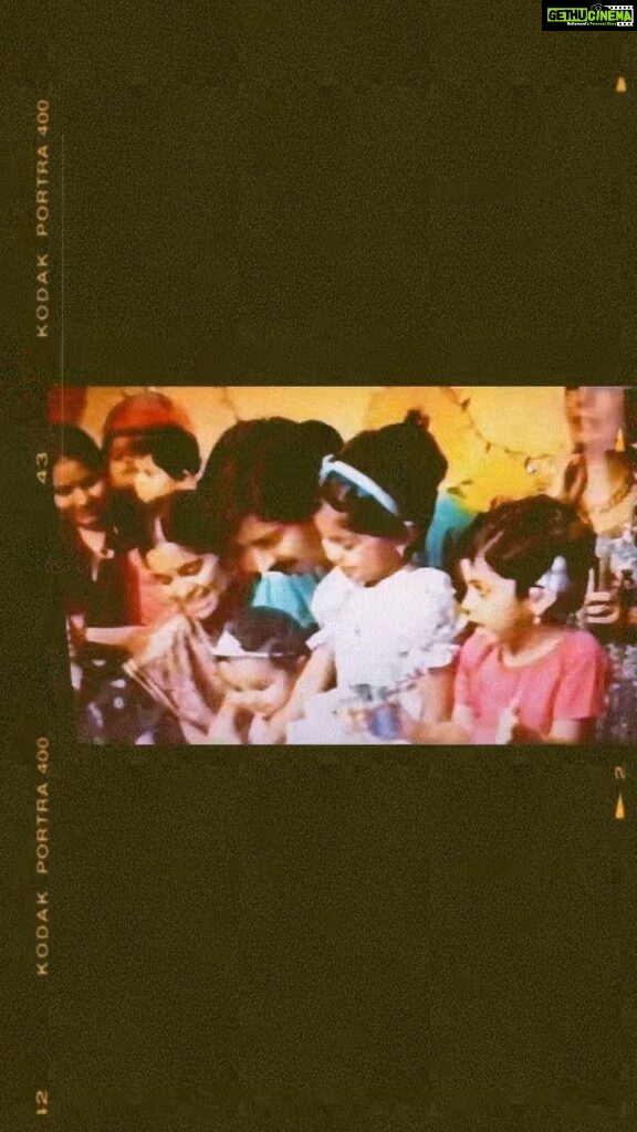Darshana Rajendran Instagram - As a child I hated the 3rd of September. Not much has changed even now. So on your birthday, here’s a video of me cutting MY birthday cake in a kireedam 👑 Happy Birthday, @b_the_bee. You’re old. How lucky we are that we have these beautiful pieces of our childhood to hold on to. Thinking of our favourite Samama who documented everything so beautifully, today and everyday.