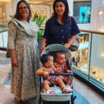 Debina Bonnerjee Instagram - Better together ❤️❤️ Messy, blurred, clumsy, smiley, this is us 👶🏻🥰🫠 . . #dubai #travel #fun #makingmemories #love