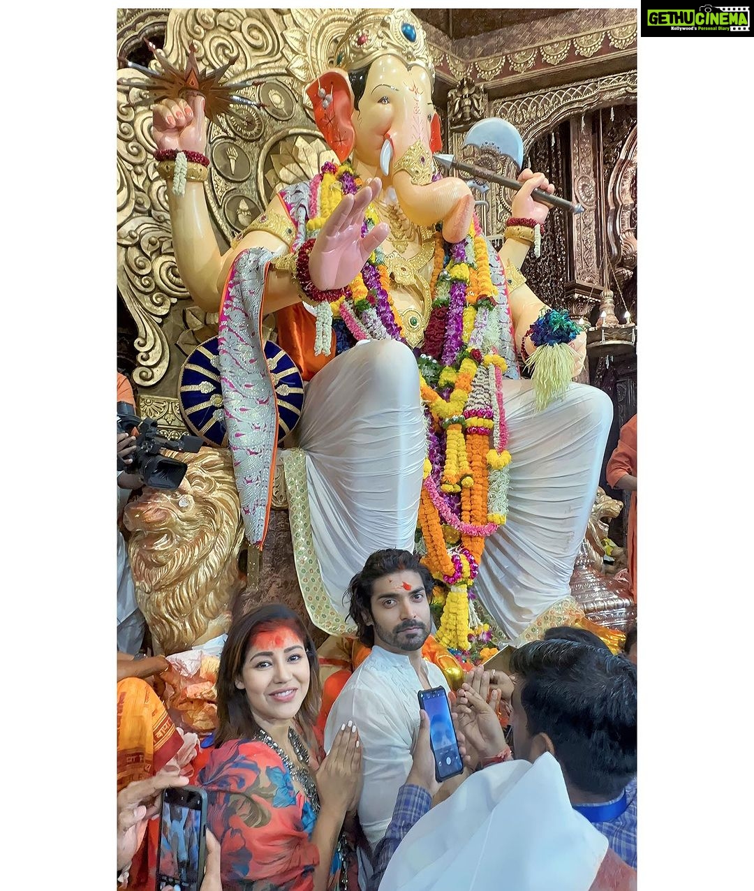 Debina Bonnerjee Instagram - Always thankful, grateful for everything and feeling blessed 🙏🏻✨ #ganpatibappamorya ❤️ . . . #lalbaughcharaja Lalbaugh Cha Raja