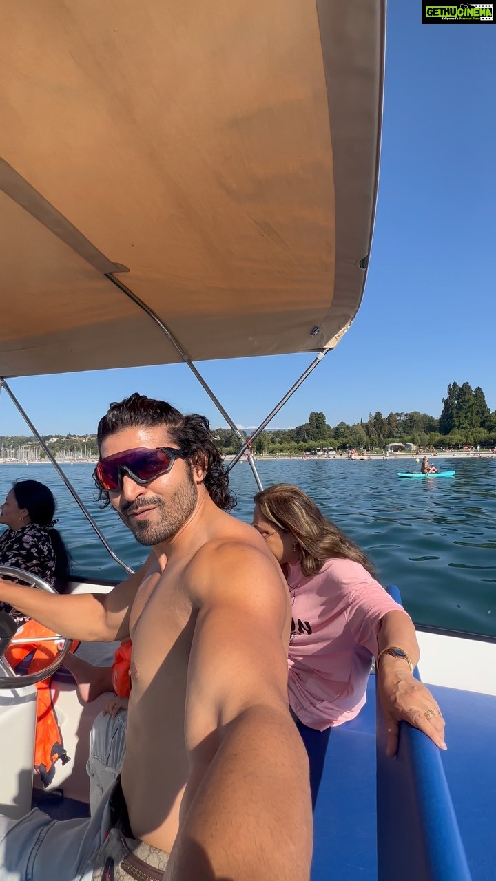 Debina Bonnerjee Instagram - Family that slays together also sails together 🥰🤪😜 . . @genevatourism #VisitGeneva @myswitzerlandin #INeedSwitzerland . . #geneva #love #family #swiss #switzerland #trending #reels
