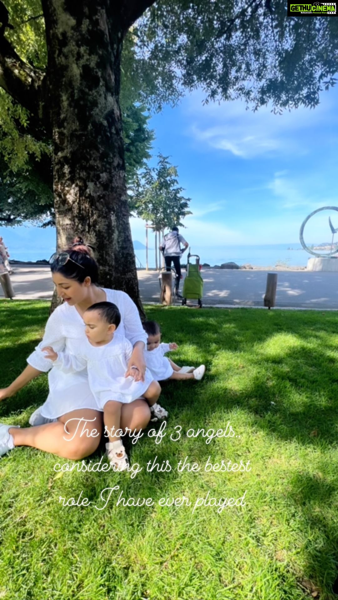 Debina Bonnerjee Instagram - The role I m enjoying playing the most is that of a mom. . #montreux🇨🇭 #ineedswitzerland @myswitzerlandin