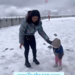 Debina Bonnerjee Instagram - The most amazing journey to the top of Europe #jungfraujoch🇨🇭 . @jungfraujochtopofeurope #jungfraujoch #topofeurope @myswitzerlandin #INeedSwitzerland . . #travel #fun #family #switzerland