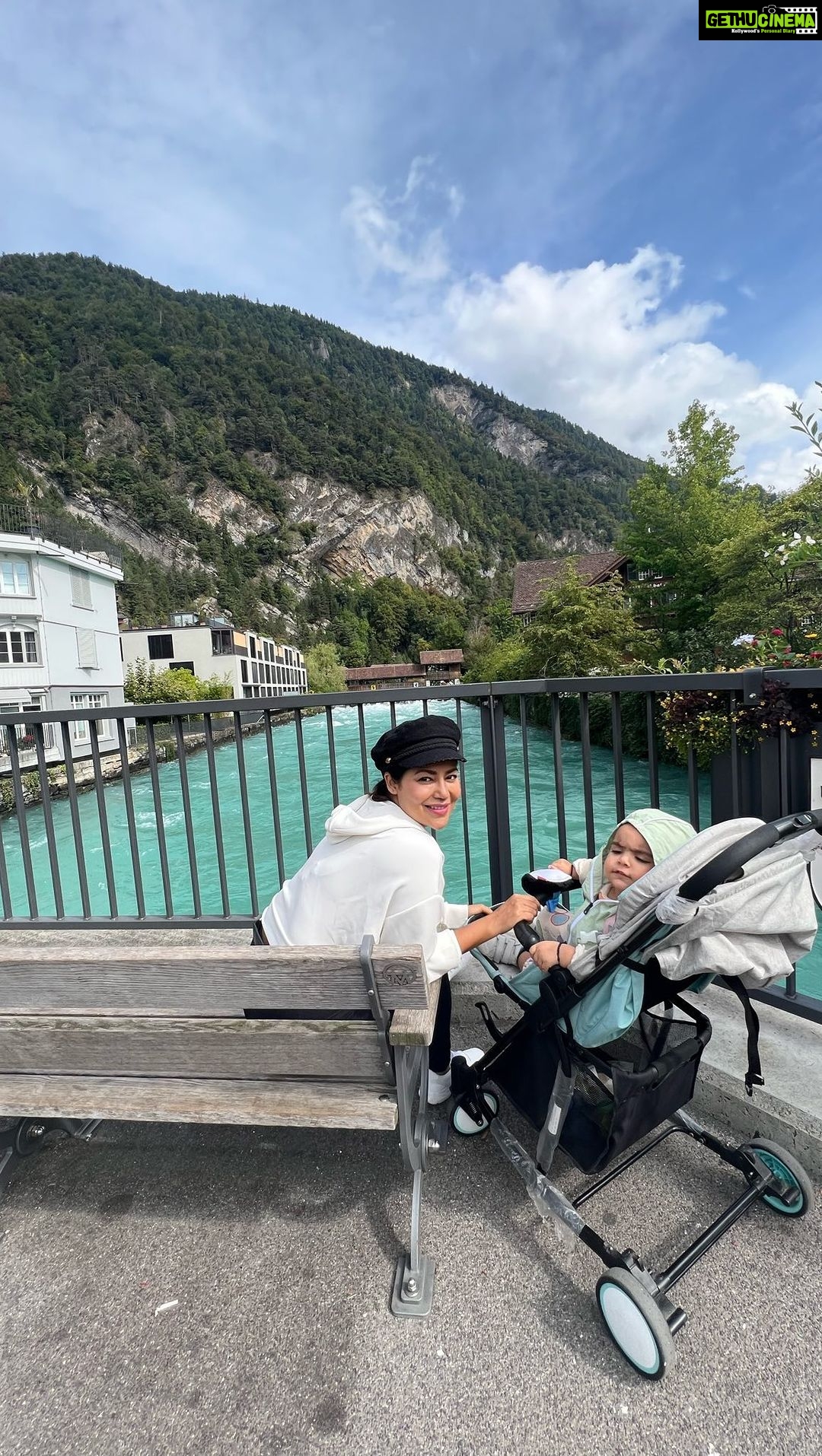 Debina Bonnerjee Instagram - Days like these, find your spot and cherish each moment.. Sucha calm, pretty view, nature is beautiful 🏔️✨ . @interlaken @myswitzerlandin #interlaken #ineedswitzerland . . . #love #travel #nature #switzerland #swiss #debinabonnerjee