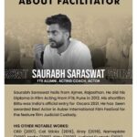 Deeksha Joshi Instagram – 𝐀 𝐅𝐈𝐋𝐌 𝐎𝐑𝐈𝐄𝐍𝐓𝐄𝐃 𝐖𝐎𝐑𝐊𝐒𝐇𝐎𝐏 🎬 FOR WORKING ACTORS, ASPIRING ACTORS & NON ACTORS ✨️

BEING IN THE MOMENT 🌿

📍SAPUTARA HILL STATION, GUJARAT 
From 25th OCT 2023 | 15 DAYS | 200+ HOURS 

LIMITED SEATS ONLY | AGE 18+

SENSEACT DESTINATION 
(  𝐀 𝐑𝐄𝐒𝐈𝐃𝐄𝐍𝐓𝐈𝐀𝐋 𝐒𝐂𝐑𝐄𝐄𝐍 𝐀𝐂𝐓𝐈𝐍𝐆 𝐖𝐎𝐑𝐊𝐒𝐇𝐎𝐏 )

JOURNEY TOWARDS SELF TRANSFORMATION 
with @senseact_ 🎭

CONDUCTED BY @saurabhsaraswat @deekshajoshiofficial @senseact_

DM or Call : +919870063400 
Email : senseactworkshop@gmail.com 

Visit : WWW.SENSEACT.IN 
@senseact_  @nikuljangirproductions

.
.
.

#senseact #theatre #acting #workshop #act #actor #actors #craft #senseacttheatreandactingworkshop #nikuljangirproductions #residentialactingworkshop #gujarat #ahmedabad #vadodara #mumbai #delhi #benglore #manali #indore #goa #india #artist #artwork #explore Saputara Hill Station