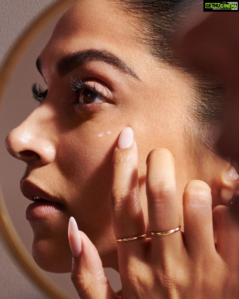 Deepika Padukone Instagram - Being in front of the camera, harsh lights and varying weather conditions for long hours can take a toll on your eyes and the delicate areas around it. That's why using a repairing eye cream is a part of my daily skincare routine and a ritual I never miss. I'm thrilled to introduce Rose Boost, our latest offering from @82e.official .It is a Repairing Eye Cream enhanced with Rose, that helps with cooling and calming the skin around the eye area, and Peptides, that help target puffiness and dark circles. Pre-order Rose Boost Repairing Eye Cream NOW only on 82e.com. (Link in Bio)