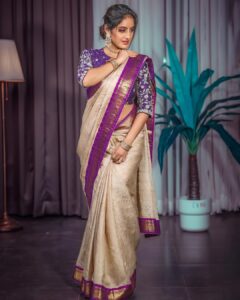 Deepika Singh Instagram - Wrapped in the soft embrace of silk.

#photography @sk_.click 
#makeup @makeupbynainaa 
Outfit @yaksideepthireddy
Accessories @shoppaksha
Styled by @stylingbyvictor @sohail__mughal___
Assisted by @styleby_antara 
#managedby @lacelebrite05 
#saree #navratri #festivalvibes #deepikasingh