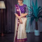 Deepika Singh Instagram - Wrapped in the soft embrace of silk. #photography @sk_.click #makeup @makeupbynainaa Outfit @yaksideepthireddy Accessories @shoppaksha Styled by @stylingbyvictor @sohail__mughal___ Assisted by @styleby_antara #managedby @lacelebrite05 #saree #navratri #festivalvibes #deepikasingh