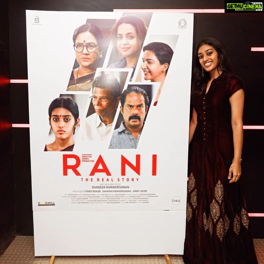 Devadarshini Instagram - Happy and grateful for the overwhelming response my daughter is getting for her malayalam movie RANI.. ❤️❤️ Costume @rehanabasheerofficial Pc @vaibhav_rajini @niyathiiii_ @chetan_k_a @ranitherealstory