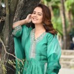 Devoleena Bhattacharjee Instagram - Let your soul glow 🥰🧿🦋 Outfit: @shubhayu2524 Styling: @styling.your.soul Makeup & Hair - @makeup_by__shraddha Clicked by @fashion_btphotography #blessedlife #onlypositivevibes Mumbai, Maharashtra