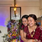 Devoleena Bhattacharjee Instagram - Maha Ganapatim ❤️🥰🙏🏻 #gratitude #ganpatibappamorya Mumbai - मुंबई