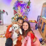 Devoleena Bhattacharjee Instagram - Ganpati Bappa Morya ❤️🥰🧿🙏🏻 Thank you Bappa 🤗 #ganeshchaturthi #blessed #gratitude Mumbai - मुंबई