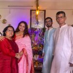 Devoleena Bhattacharjee Instagram - Ganpati Bappa Morya ❤️🥰🧿🙏🏻 Thank you Bappa 🤗 #ganeshchaturthi #blessed #gratitude Mumbai - मुंबई