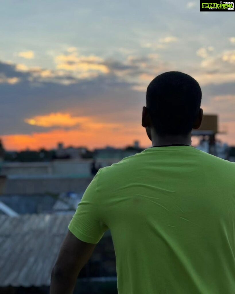 Dhanush Instagram - D50-when the horizon is so close, final stages of filming