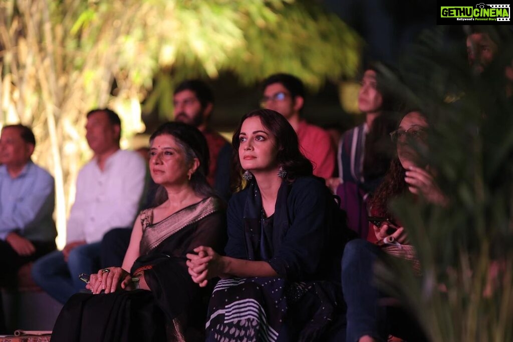 Dia Mirza Instagram - Recently spent an inspiring night at the @planetindia_ launch and screening! As one of the Planet India Advisory members, I had the privilege of witnessing this incredible campaign celebrating India's climate heroes 🌏💚🐯 From innovations to restore city lakes to women protecting the ghost of the mountains, these stories will touch your heart. Watch the series brought together by the most lovely @apnabhidu da on JioCinema and share your own stories using #PlanetIndia @pluctv @silverback_films #SustainableLiving #PeopleForPlanet #SDGs #GlobalGoals #NatureLove #NoPlanetB #EarthOurOnlyHome #G20 #TravellingBottle Bikaner House