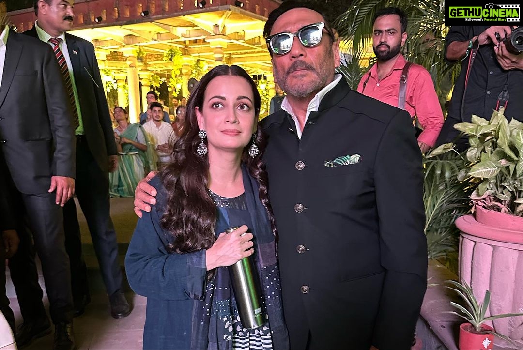 Dia Mirza Instagram - Recently spent an inspiring night at the @planetindia_ launch and screening! As one of the Planet India Advisory members, I had the privilege of witnessing this incredible campaign celebrating India's climate heroes πππ― From innovations to restore city lakes to women protecting the ghost of the mountains, these stories will touch your heart. Watch the series brought together by the most lovely @apnabhidu da on JioCinema and share your own stories using #PlanetIndia @pluctv @silverback_films #SustainableLiving #PeopleForPlanet #SDGs #GlobalGoals #NatureLove #NoPlanetB #EarthOurOnlyHome #G20 #TravellingBottle Bikaner House
