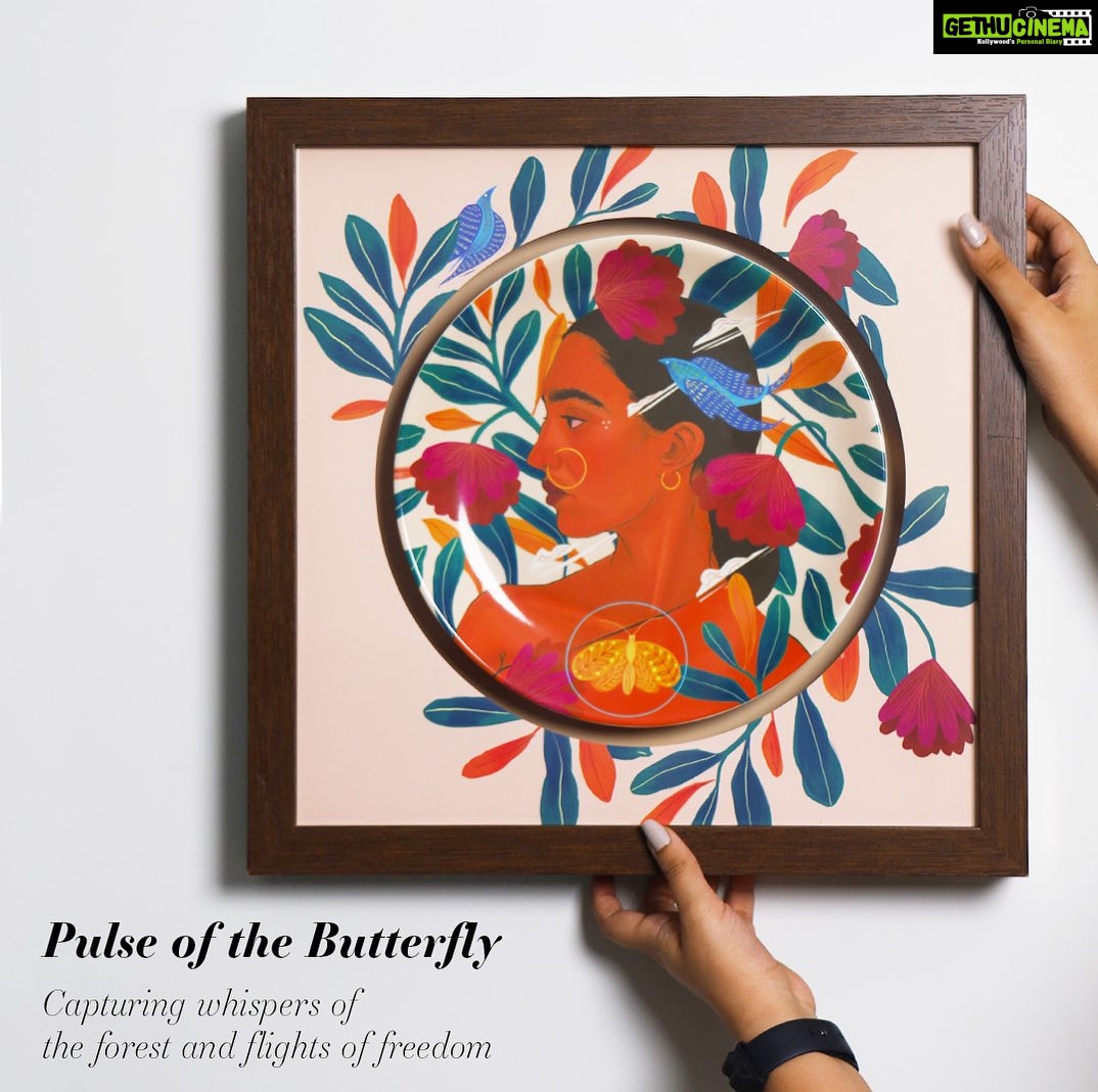 Dia Mirza Instagram - "The purpose of art is to re-present nature, not represent it." Josef Albers The 'Call of the Wild' series does exactly that. It reminds us why nature is so magical and so worthy of being celebrated every single day. Savour this soulful collaboration between The Plated Project (@theplatedproject), Sanctuary Nature Foundation (@sanctuaryasia), and yours truly and enabled by Exceed Entertainment (@exceedentertainment). I couldn't be prouder or happier to share it with you 🙃 Immerse yourself in 10 stunning pieces of art envisioning the harmonious co-existence of humanity and nature. Created by 7 exceptional Indian artists, these 50 limited-edition pieces are one-of-a-kind and all proceeds they generate will go towards nurturing our planet via the Sanctuary Nature Foundation 🌏🐯💙 A huge shoutout to Chitresh Sinha @chitreshsinha83 , the CEO and Founder of The Plated Project, and Bittu Sahgal, the Founder of Sanctuary Nature Foundation, for their collaborative vision that shaped this venture; and @afsarzaidi, the Founder and Enabler at Exceed Entertainment (@exceedentertainment) for facilitating this project. Explore the 'Call of the Wild' collection at www.theplatedproject (@theplatedproject) and make these little treasures a part of your world. Big shout out to the artists who've joined us in this cause @svabhukohli @studioganta @doodle_dabba @tanyatimble @harshnamdeo_ @somehipstername @shreyasea 🙏🏻🙏🏻 #newlaunch #theplatedproject #callofthewild #launch #collab #artagainsthunger #wild #diamirza #sanctuaryasia #newcollection #embracingnature @bittusahgal @carapiranha @miss_butterfingers @shruti8711 🐯 Videography and Photography: @ikshitpatel Makeup: @shraddhamishra8 Hairstylist: @tejisinghofficial