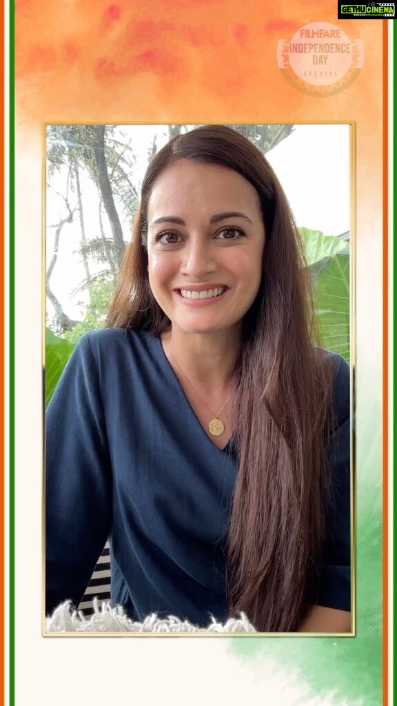 Dia Mirza Instagram - #BeTheChange: #DiaMirza urges citizens of the country to be sustainable and refuse plastic this Independence Day. 🇮🇳 #IndependenceDay #IndependenceDay2023 #freedom #IndianFlag #Indians #Celebrating77 #ProudToBeIndian #IndiaAt77 #ProudIndian #LadamBadhaoIndia #Tricolor #AsIndia #JaiHind